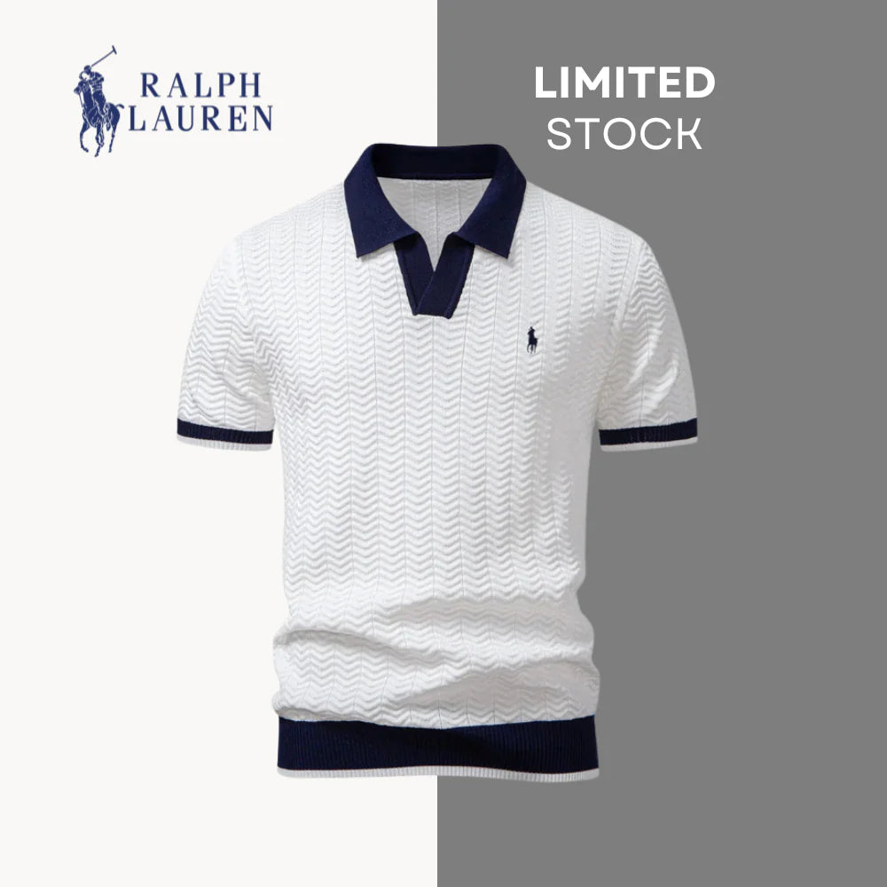 R. Lauren® Prestige Contrast Polo Shirt – Italian Edition